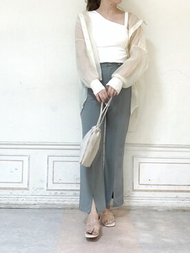 「アイテム（サンダル、その他）」を使った、kanaさん（レディース・163cm）の夏コーディネート