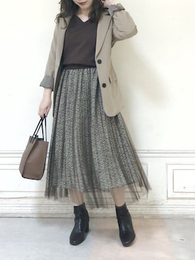 kanaさん（レディース・163cm）の秋コーディネート