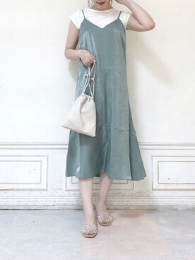 「アイテム（サンダル、その他）」を使った、kanaさん（レディース・163cm）の夏コーディネート