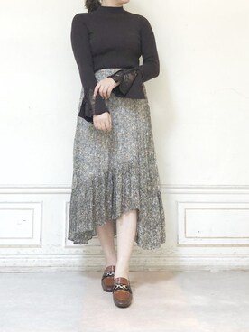 「dazzlin（ダズリン）のビットローファー（ローファー）」を使った、kanaさん（レディース・163cm）の夏コーディネート