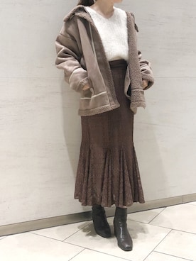 kanaさん（レディース・163cm）の冬コーディネート