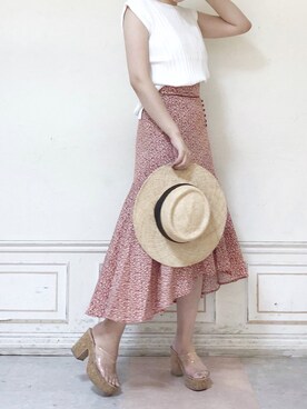 「アイテム（サンダル、その他）」を使った、kanaさん（レディース・163cm）の夏コーディネート