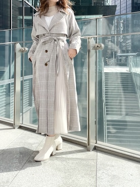 「ダズリン」｜「アイテム（その他アウター）」を使った、kanaさん（レディース・163cm）の冬コーディネート