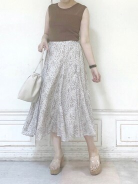 「アイテム（サンダル、その他）」を使った、kanaさん（レディース・163cm）の夏コーディネート