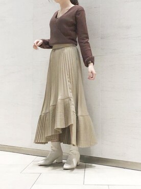 kanaさん（レディース・163cm）の冬コーディネート