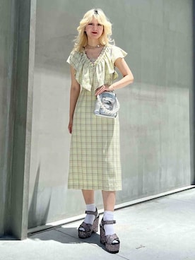 UNOFUMIさん（レディース・163cm）の夏コーディネート