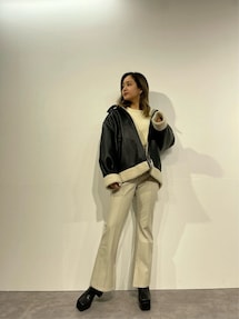 DT♪1ROBERT エンヴェルサテン フレアパンツ マレラアウトレット ワッフルフレアパンツ[品番：MKSW0030333]｜GYDA（ジェイダ）の