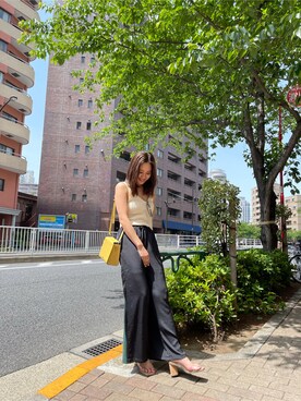 「アイテム（サンダル、その他）」を使った、yumekaさん（レディース・164cm）の夏コーディネート