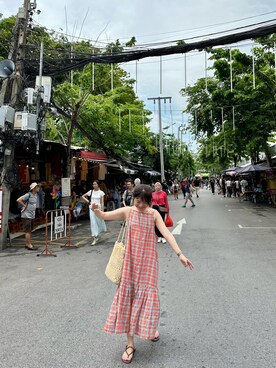 Hinaさん（レディース・158cm）の夏コーディネート