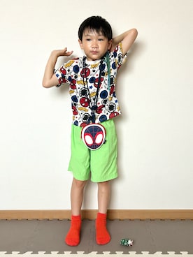 「アイテム（財布/小物）」を使った、Genさん（キッズ・110cm）の夏コーディネート