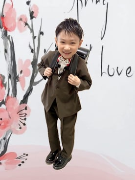 「pairmanon（ペアマノン）のアイテム」を使った、Genさん（キッズ・110cm）の春コーディネート