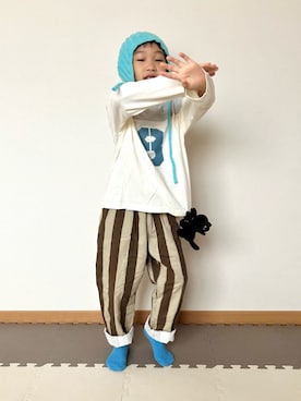 「アイテム（その他）」を使った、Genさん（キッズ・110cm）の秋コーディネート