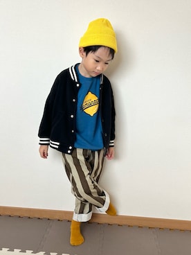 「アイテム（その他）」を使った、Genさん（キッズ・110cm）の秋コーディネート