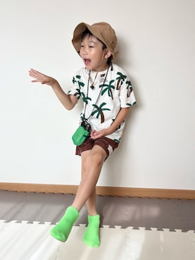 「アイテム（その他）」を使った、Genさん（キッズ・120cm）の夏コーディネート