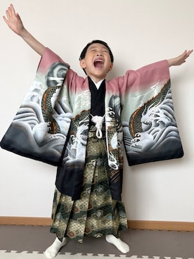 「アイテム（その他）」を使った、Genさん（キッズ・120cm）の春コーディネート