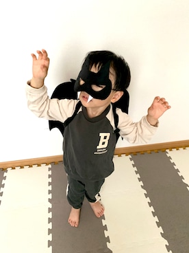 「アイテム（その他）」を使った、Genさん（キッズ・90cm）の秋コーディネート