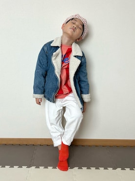 「アイテム（その他）」を使った、Genさん（キッズ・110cm）の秋コーディネート