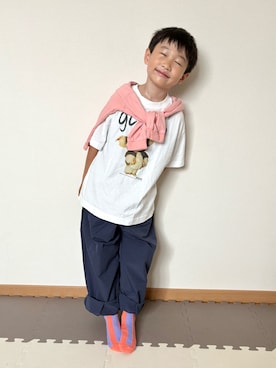 「アイテム（その他）」を使った、Genさん（キッズ・120cm）の秋コーディネート