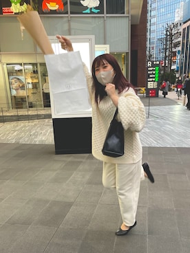 omoomooさん（レディース・158cm）の冬コーディネート