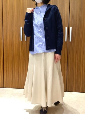 BRICK HOUSE シャツ工房 名取イオンモール店さん(レディース・157cm)の秋コーディネート