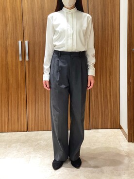 BRICK HOUSE シャツ工房 名取イオンモール店さん（レディース・162cm）の春コーディネート