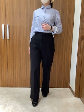 「BRICK HOUSE by Tokyo Shirts」｜BRICK HOUSE シャツ工房 名取イオンモール店さん（レディース・158cm）の春コーディネート