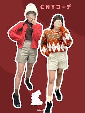 「新年一発目」｜「アイテム（ジャケット/アウター）」を使った、168ootdさん（レディース・168cm）の冬コーディネート