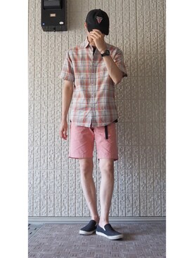 Uniqlo ユニクロ のパンツ ピンク系 を使ったメンズ人気ファッションコーディネート Wear