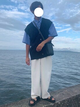 サンダルを使った 海 のメンズ人気ファッションコーディネート Wear