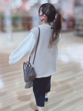 「Kastane（カスタネ）のアイテム（その他アウター）」を使った、hicaruさん（レディース・155cm）の春コーディネート