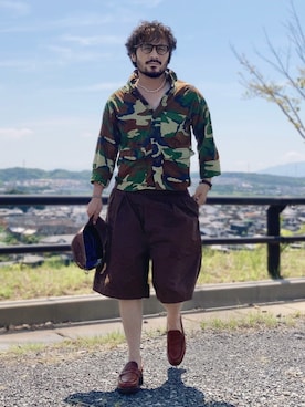 「グルカショーツ」｜koppaさん（メンズ・169cm）の夏コーディネート