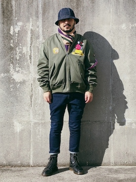 「アイテム（雑貨/ホビー）」を使った、koppaさん（メンズ・169cm）の冬コーディネート