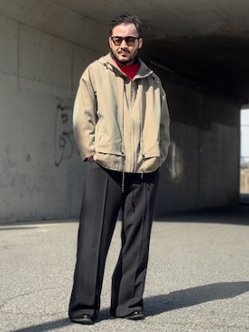 「Dulcamara（ドゥルカマラ）のアイテム」を使った、koppaさん（メンズ・169cm）の春コーディネート