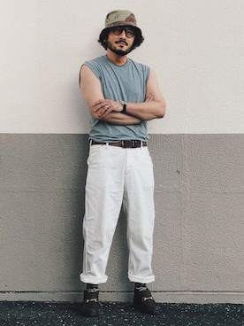 「POLO RALPH LAUREN（ポロ ラルフ ローレン）のアイテム」を使った、koppaさん（メンズ・169cm）の夏コーディネート
