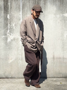 「Arnold Palmer（アーノルドパーマー）のアイテム」を使った、koppaさん（メンズ・169cm）の春コーディネート