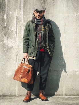 「GAP（ギャップ）のアイテム」を使った、koppaさん（メンズ・169cm）の冬コーディネート