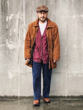 koppaさん（メンズ・169cm）の冬コーディネート