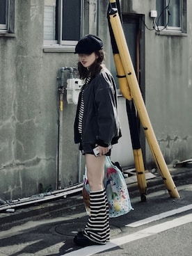 「BURBERRY BLACK LABEL（バーバリーブラックレーベル）のアイテム」を使った、koppaさん（レディース・153cm）の秋コーディネート