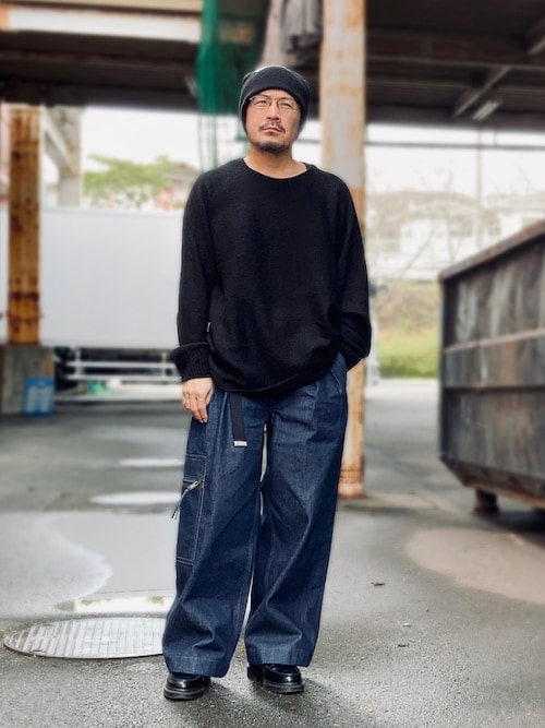 ユナイテッドTOKYOメンズ厚底ローファー28cm黒 レザークロシェペニーローファー(1 BLACK): : メンズ｜UNITED