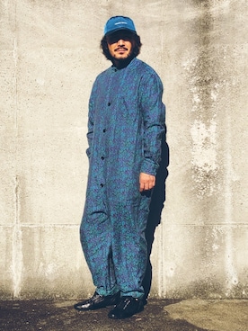 「アイテム（つなぎ/オールインワン）」を使った、koppaさん（メンズ・169cm）の秋コーディネート