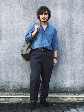 「DIESEL（ディーゼル）のアイテム」を使った、koppaさん（メンズ・169cm）の秋コーディネート