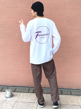 「SPINNS（スピンズ）のアイテム（ニットキャップ/ビーニー）」を使った、しおんさん（メンズ・179cm）の秋コーディネート