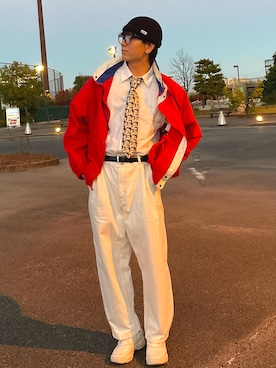 「アイテム（フォーマルスーツ/小物）」を使った、しおんさん（メンズ・179cm・20代）の冬コーディネート