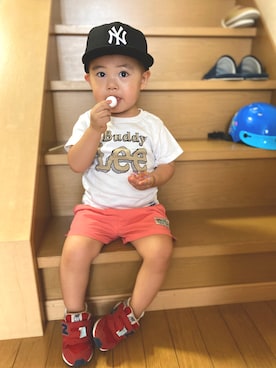 「BUDDY Lee（バディーリー）のアイテム」を使った、Ｒさん（キッズ・90cm）の秋コーディネート