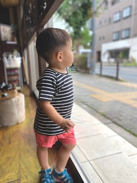 「夏が終わる…」｜Ｒさん（キッズ・90cm）の秋コーディネート