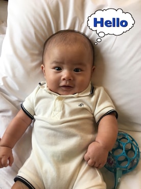 「プチバトー(PETIT BATEAU)」｜Ｒさん（キッズ・90cm）の夏コーディネート