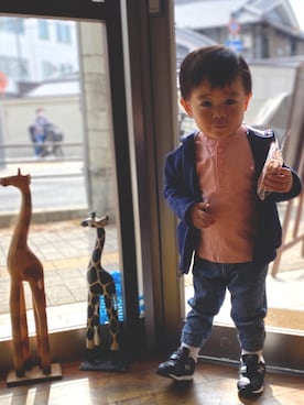 Rさん(キッズ・90cm)の秋コーディネート