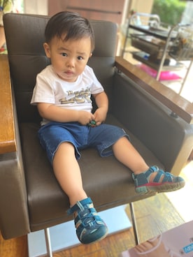 「BUDDY Lee（バディーリー）のアイテム」を使った、Ｒさん（キッズ・90cm）の秋コーディネート