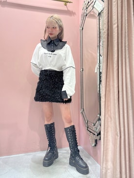 「ペイン」｜つぇるさん（レディース・154cm）の冬コーディネート