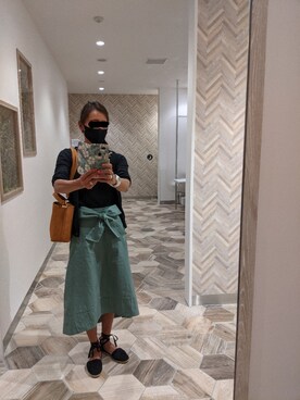 「CECILENE（セシレーヌ）のアイテム」を使った、Shiさん（レディース・164cm）の秋コーディネート